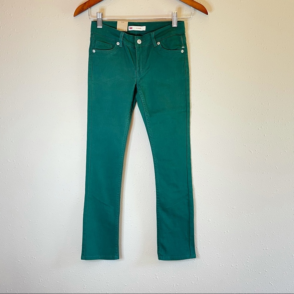 Levi’s 711 Girls Skinny Green Jeans/Sz:10/NWT